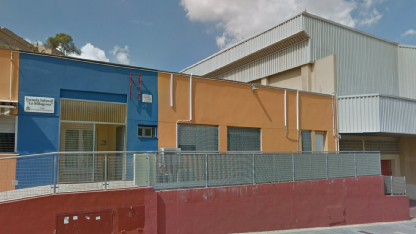 Cerrada temporalmente la Escuela Infantil La Milagrosa de Cartagena por robo de tuberías