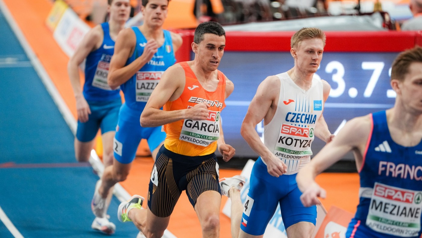 Mariano García, segundo en su serie, se mete en semifinales de los 800 en el europeo
