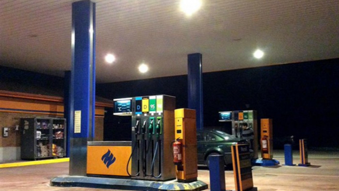 Imagen de archivo de una gasolinera