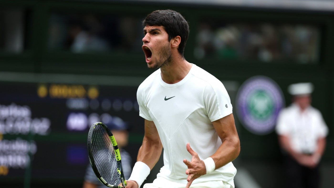 Carlos Alcaraz ruge en Wimbledon ORM