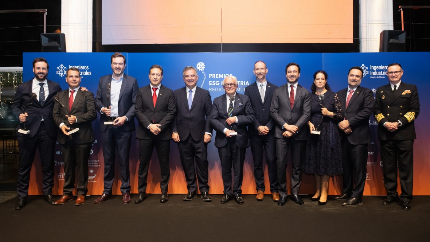 Los Ingenieros Industriales de la Región entregan los 'Premios ESG Industria'