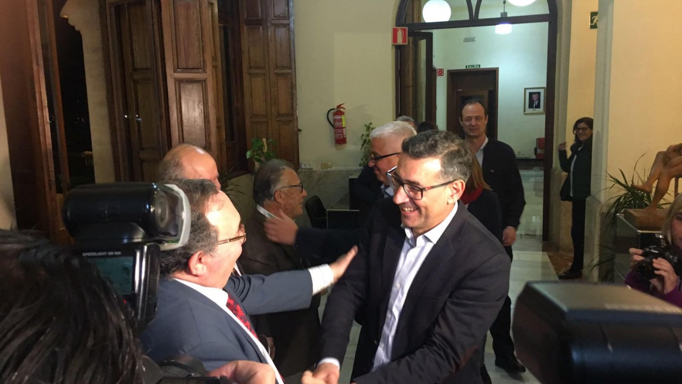 Luján es felicitado por Orihuela tras ganar las elecciones