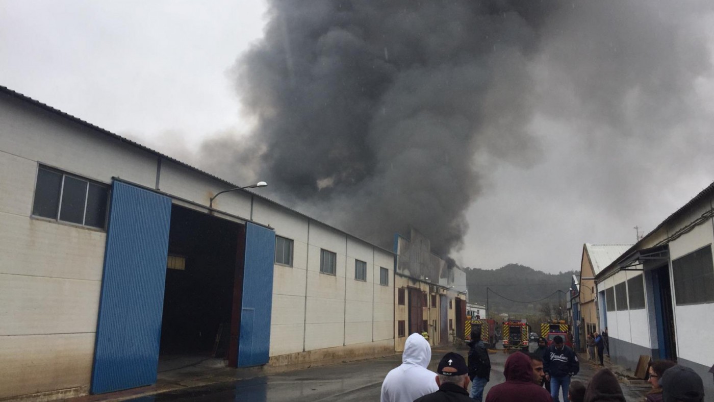 Incendio en Caravaca