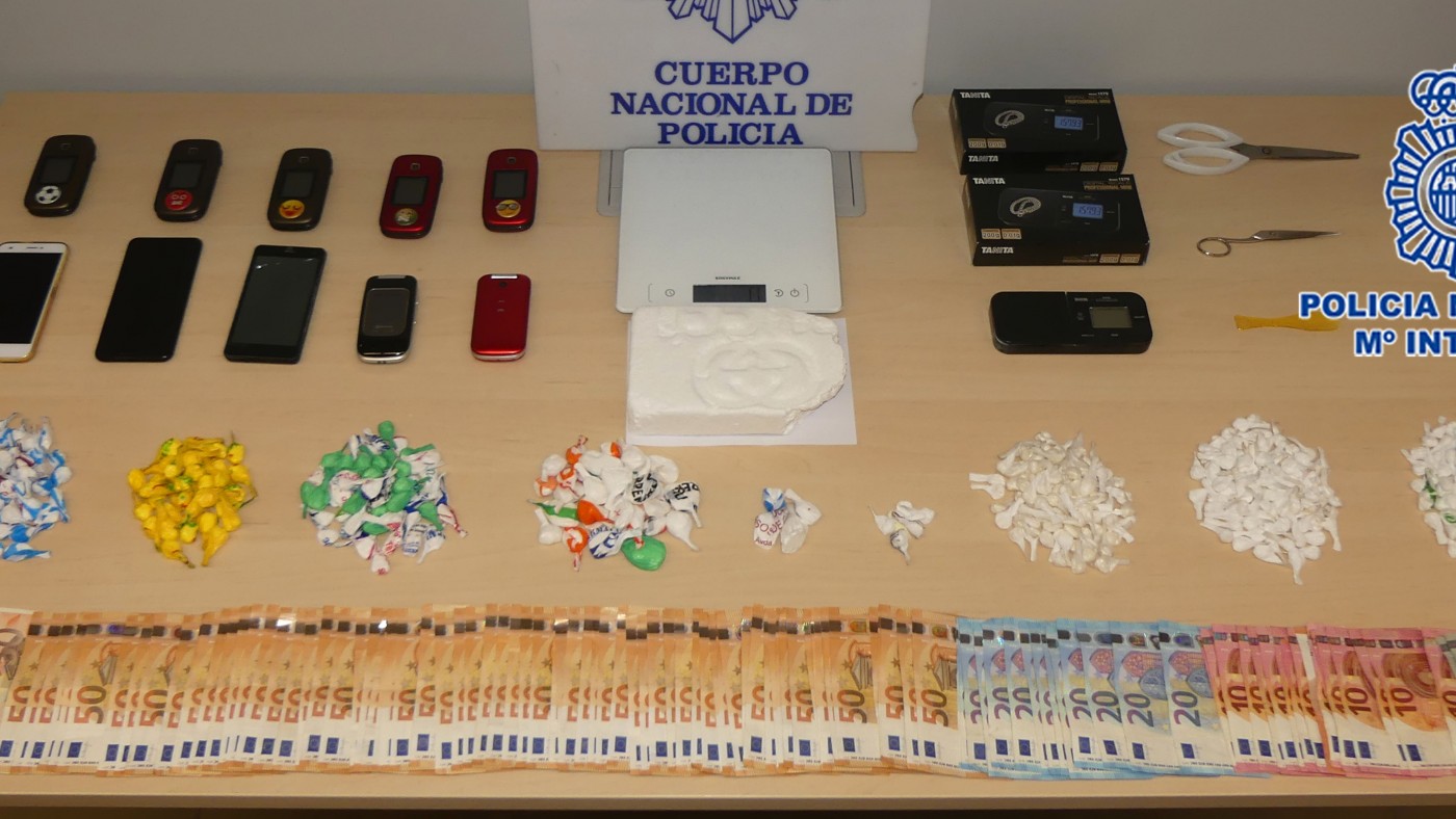 Detienen a dos traficantes de drogas e intervienen más de un kilogramo de cocaína en Lorca