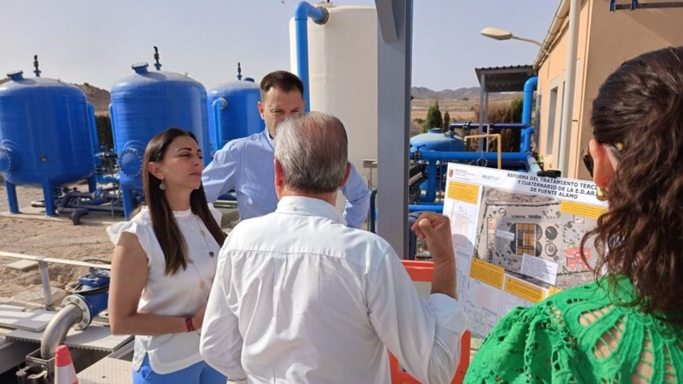 Fuente Álamo duplica la capacidad de depuración de la EDAR 