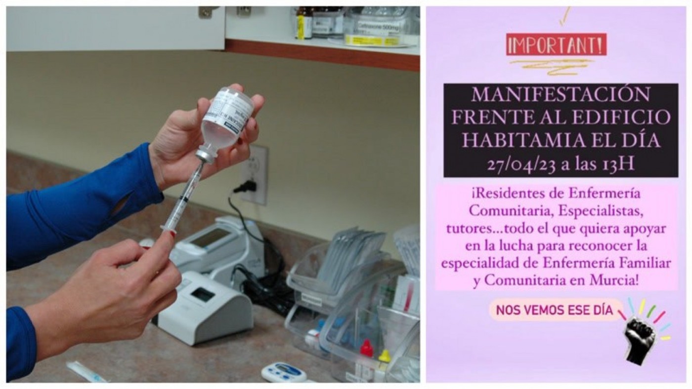 Enfermeras especialistas reclaman más puntos al Servicio Murciano de Salud