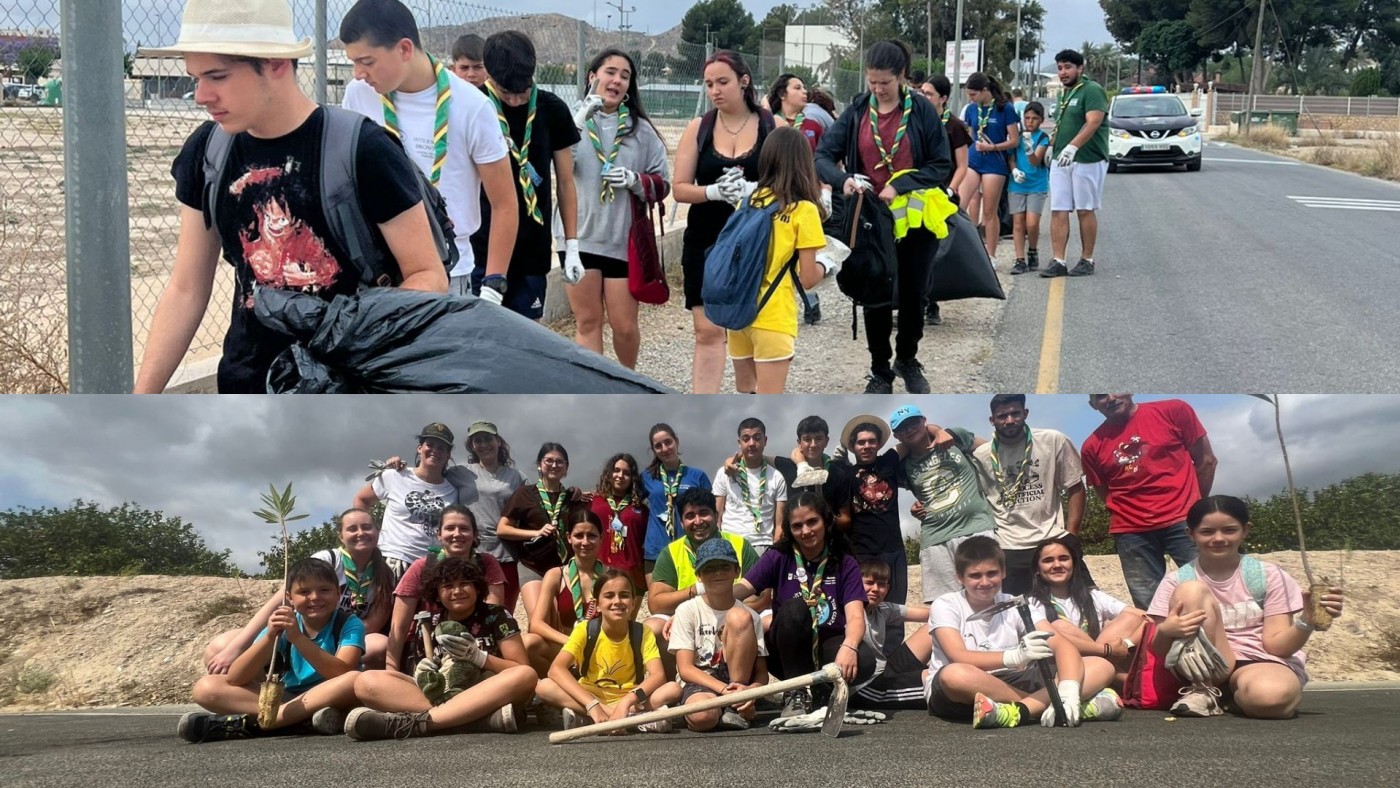Replantan árboles en Santomera por el Día del Medio Ambiente