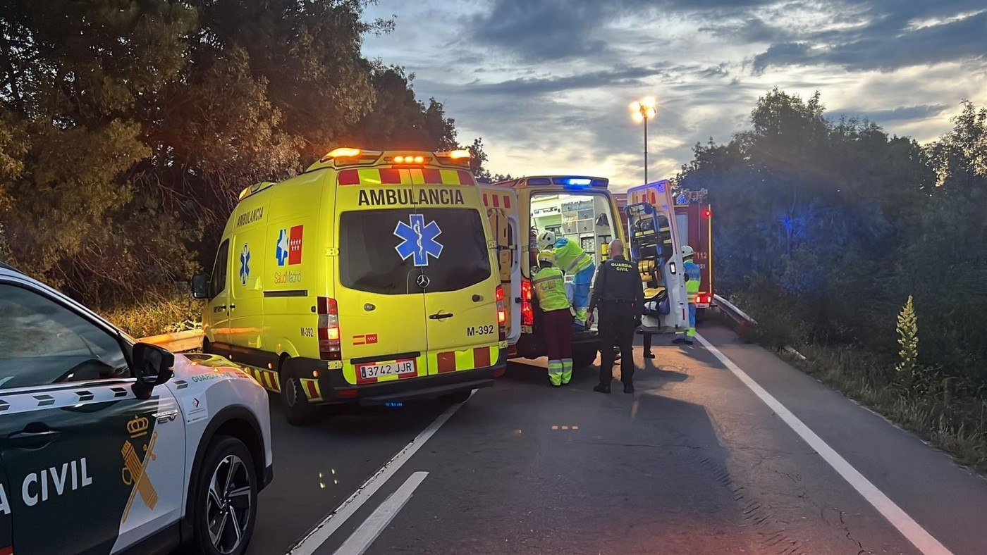 Mueren 4 mujeres en un accidente de tráfico en Madrid, 3 de ellas menores de edad