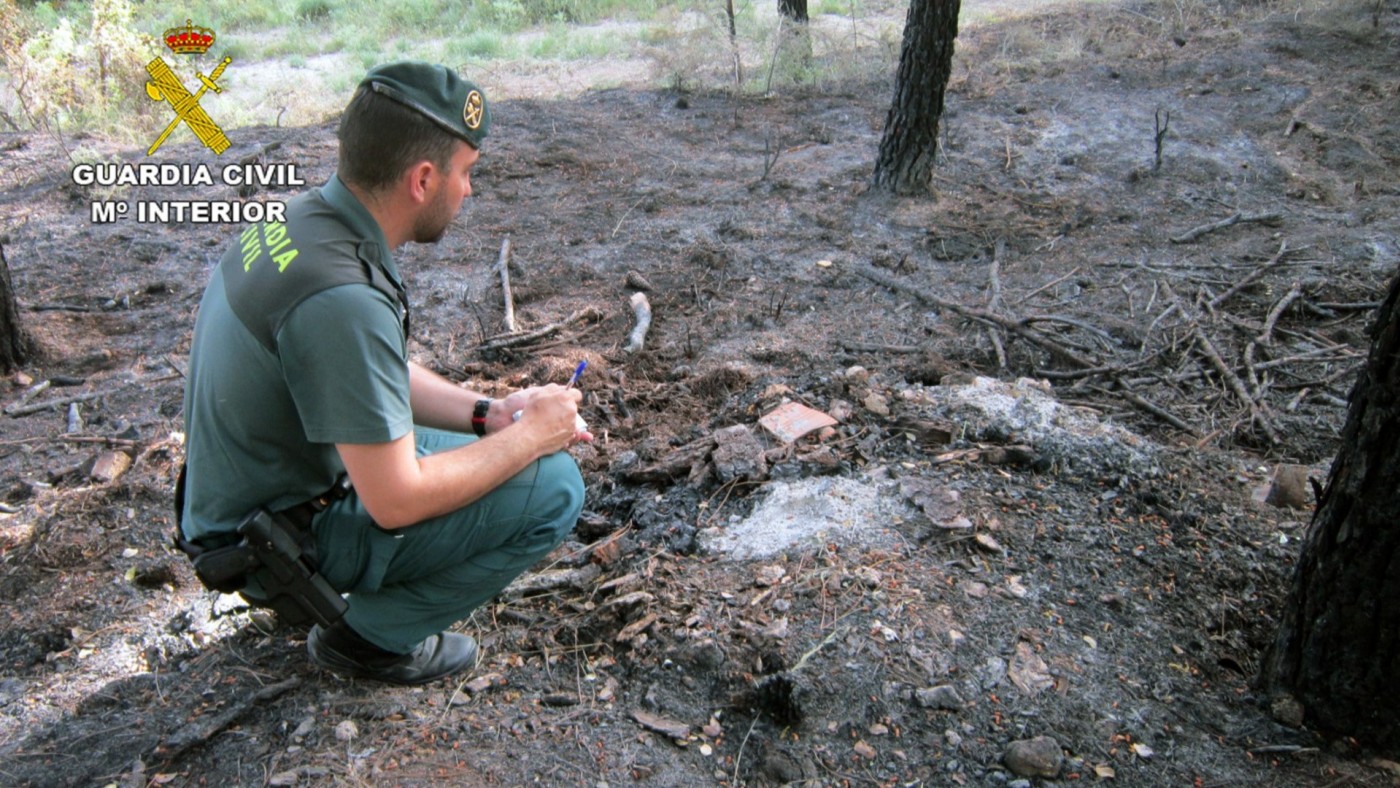 Investigan a un vecino de Moratalla por un incendio en Sierra de Los Álamos