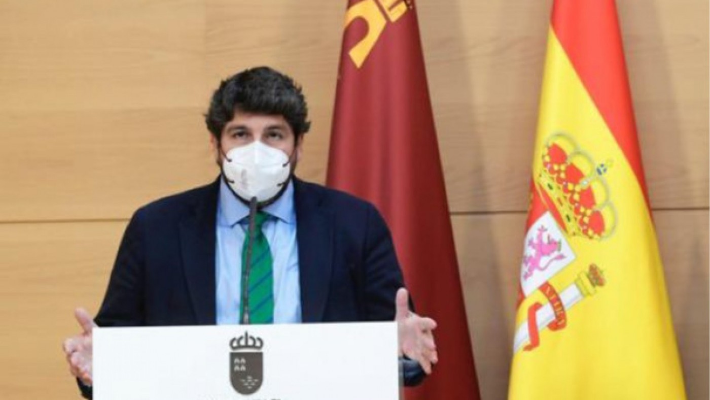 López Miras pide la urgente restitución de la legalidad tras invasión Rusia