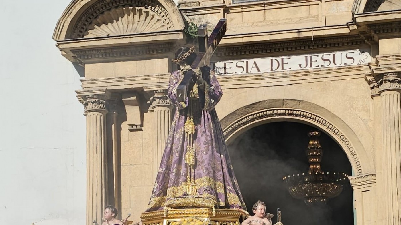 Las obras de Salzillo ya recorren las calles de Murcia en la mañana de Viernes Santo