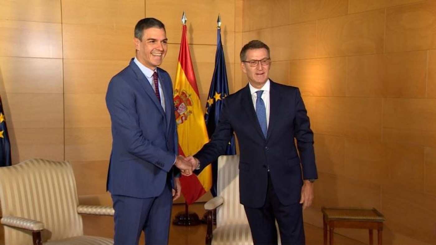 Feijóo pide a Sánchez que facilite su investidura para una legislatura de dos años