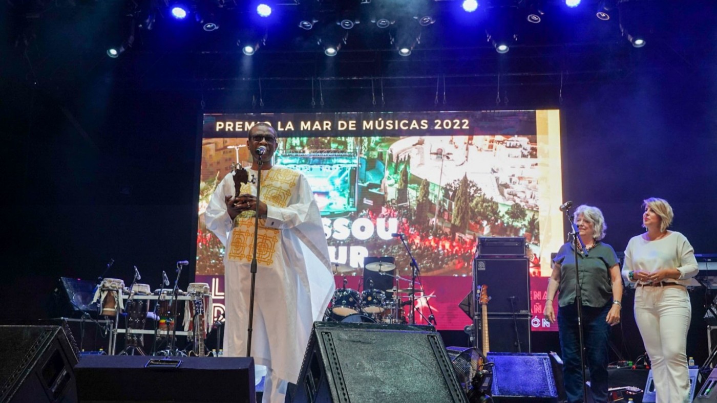 Youssou N'Dour recibe este lunes el premio 'La Mar de Músicas 2022'
