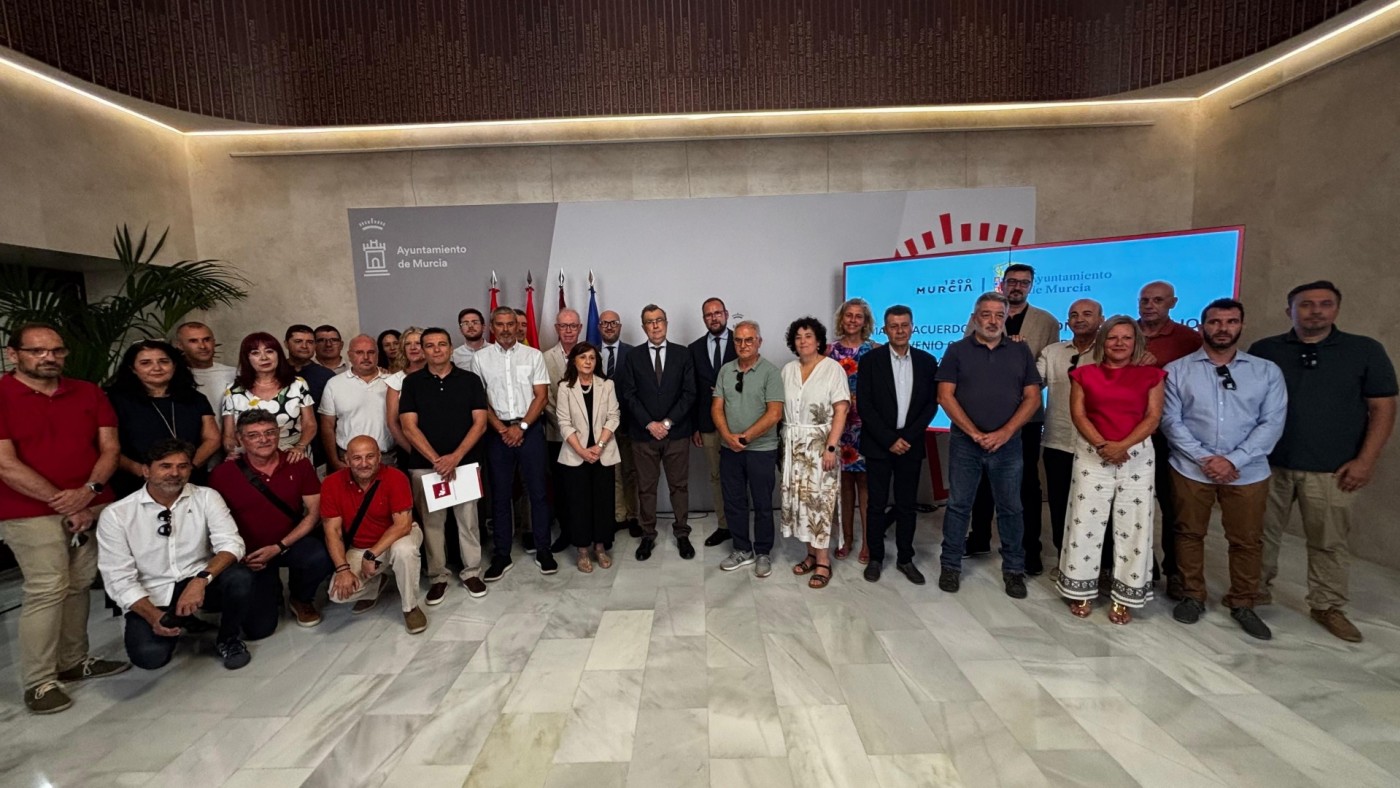 Nuevo convenio colectivo para los empleados del Ayuntamiento de Murcia