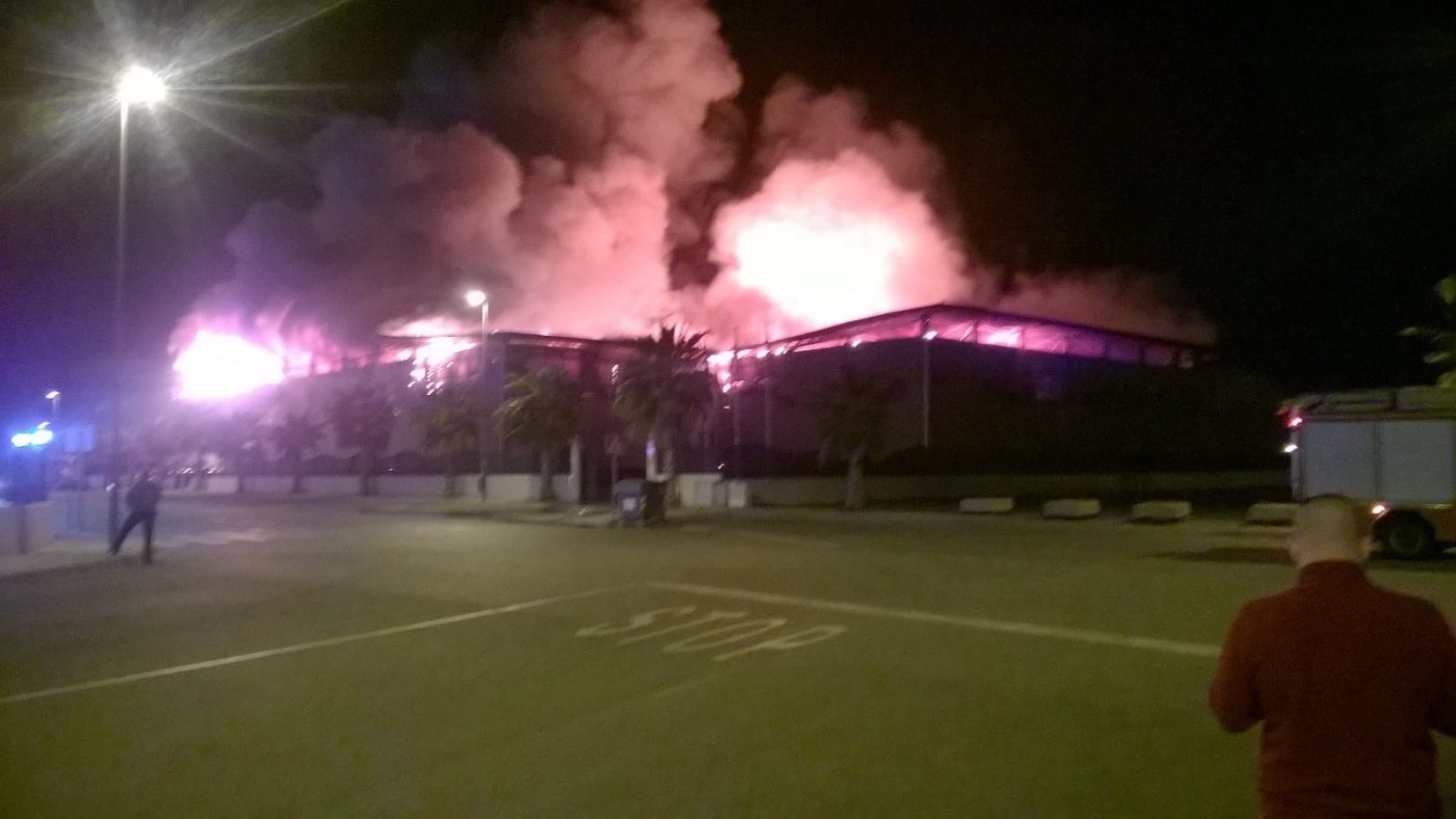 Imagen del incendio