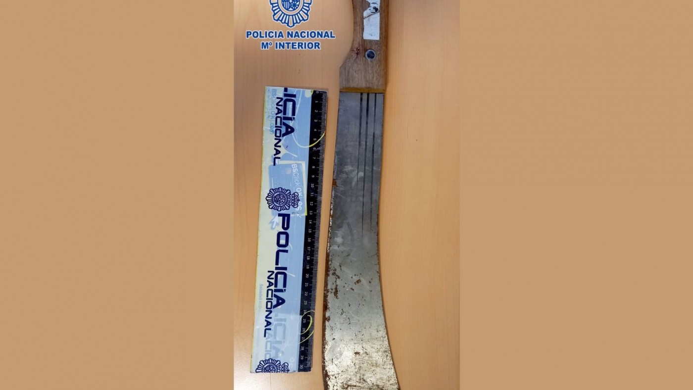 Detenidos en Javalí Viejo tres individuos involucrados en una agresión con un machete y un martillo