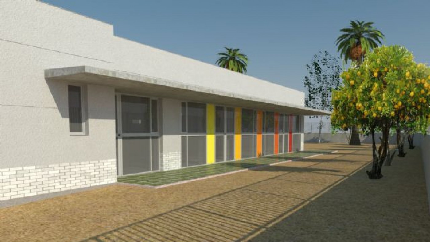 Recreación gráfica de la nueva Escuela Infantil de La Paz