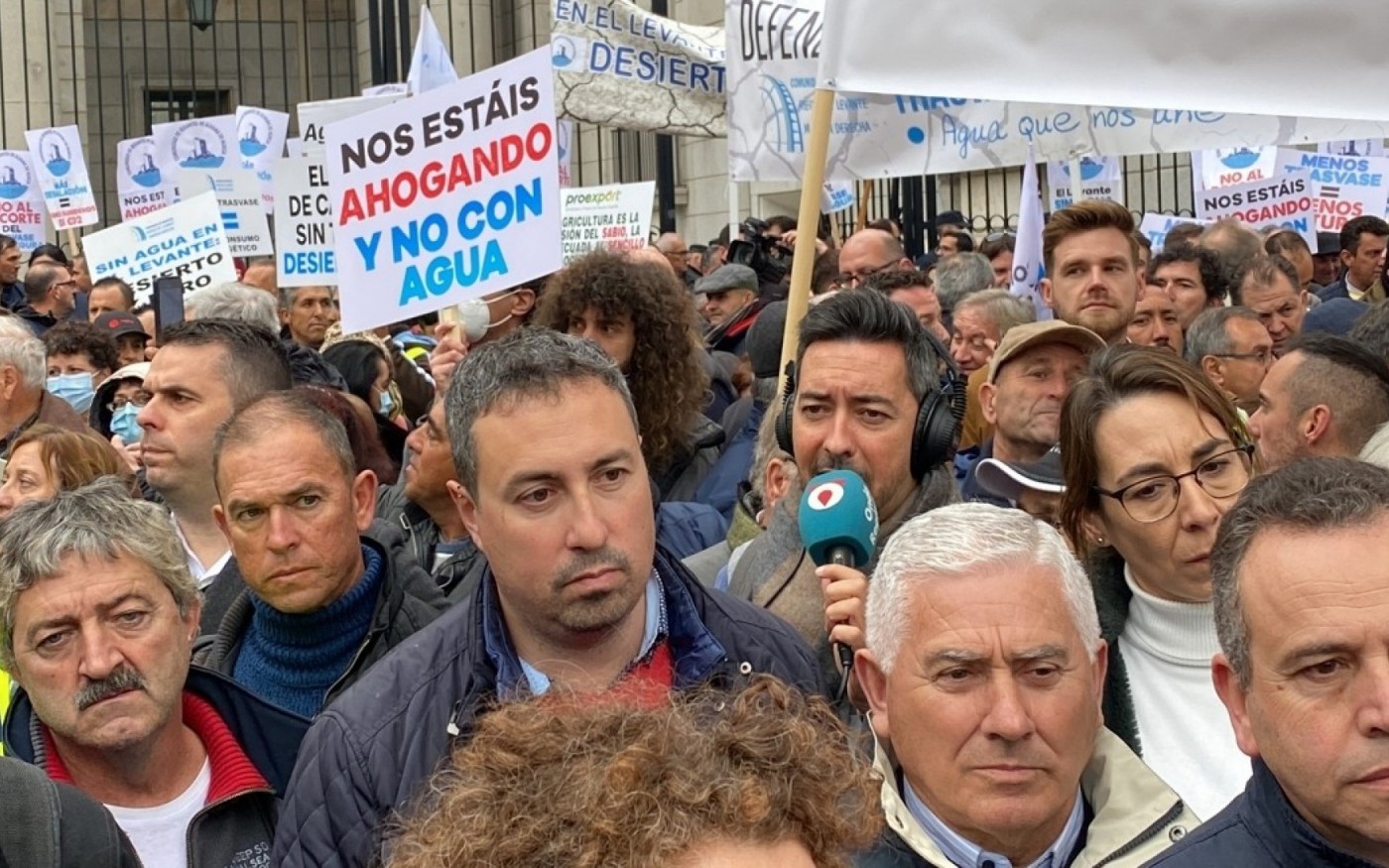 GALERÍA | Las imágenes de la protesta de los regantes en Madrid