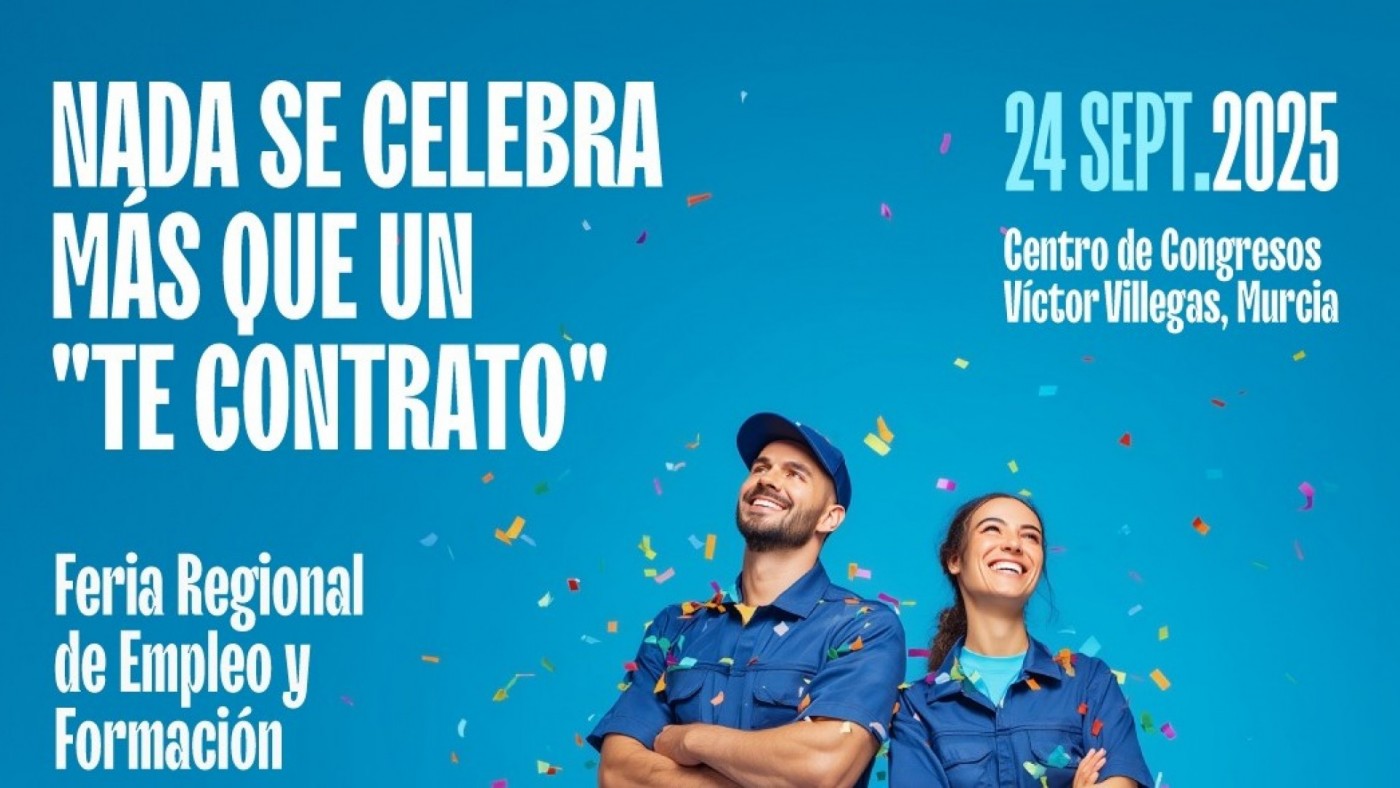 El Auditorio Víctor Villegas acogerá el 24 de septiembre la Feria Regional de Empleo y Formación