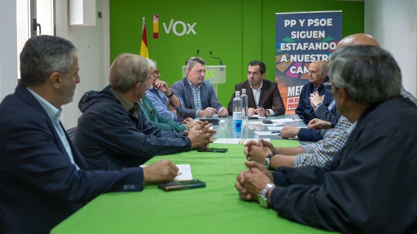 Vox exige debatir ya la reforma de la ley del Mar Menor y la vincula a los presupuestos