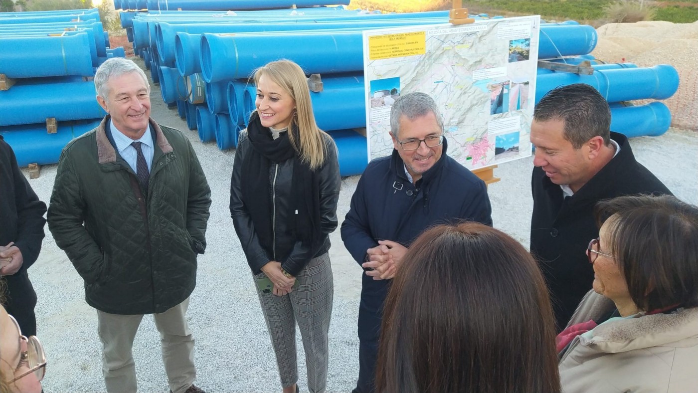 Canales del Taibilla comienza las obras de mejora del abastecimiento de agua a Mula
