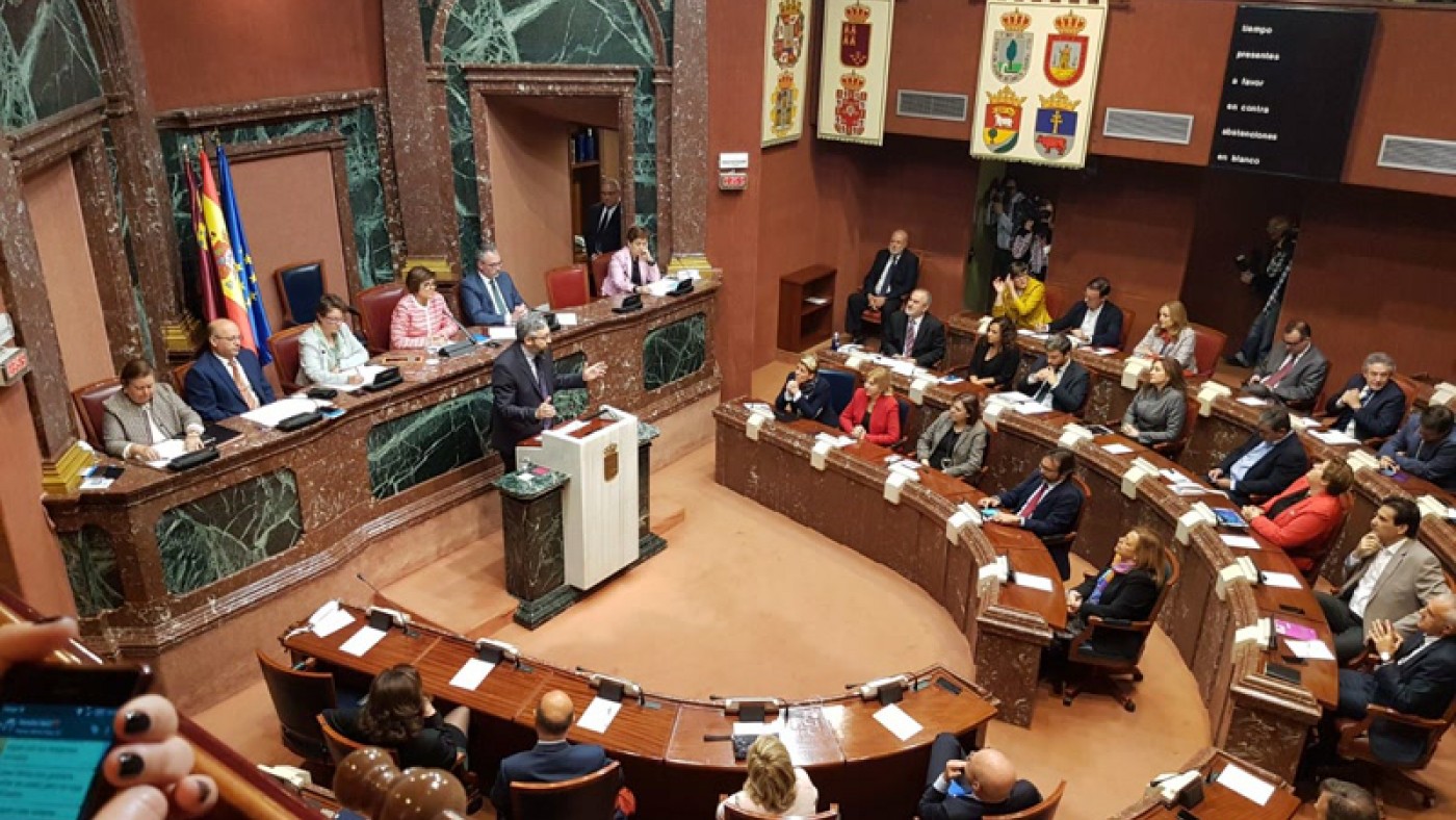 Víctor Martínez interviene en la Asamblea