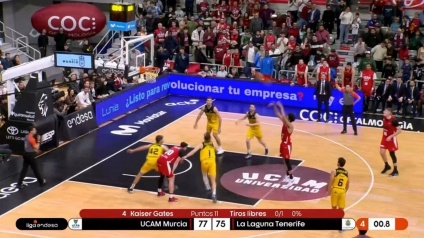 El UCAM recurrirá la derrota con escándalo final ante Tenerife