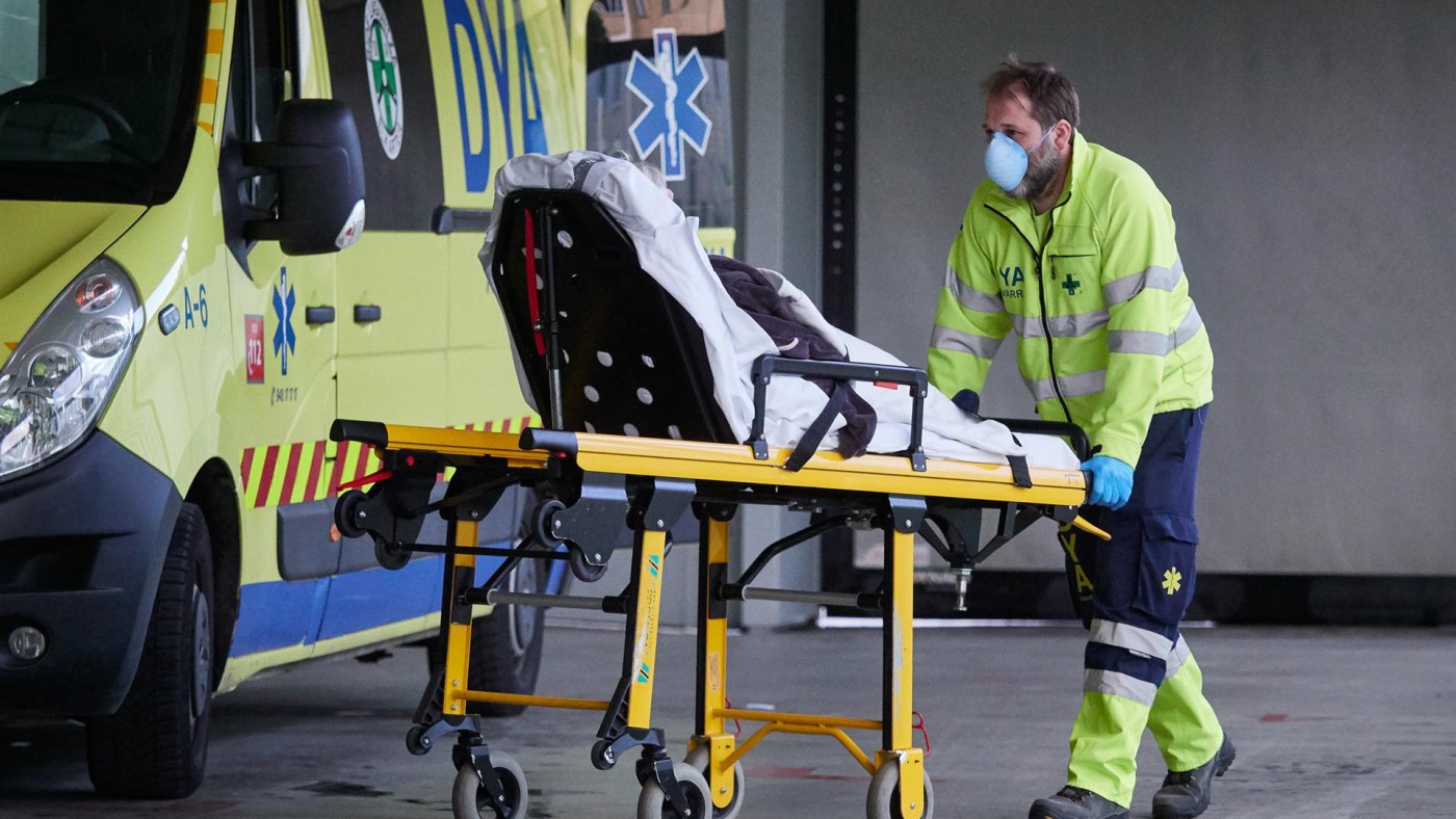 Traslado en una ambulancia