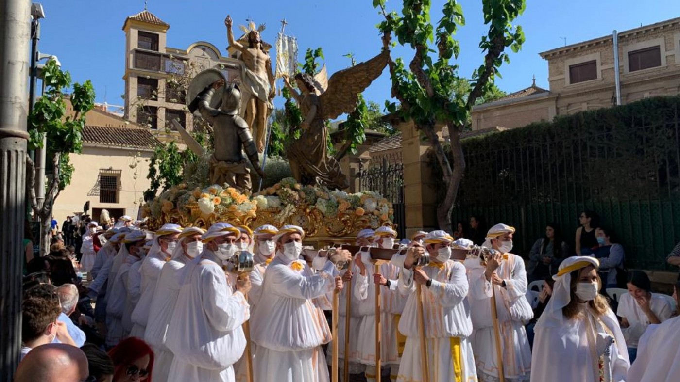 Los turistas disfrutan del Domingo de Resurrección en Murcia 