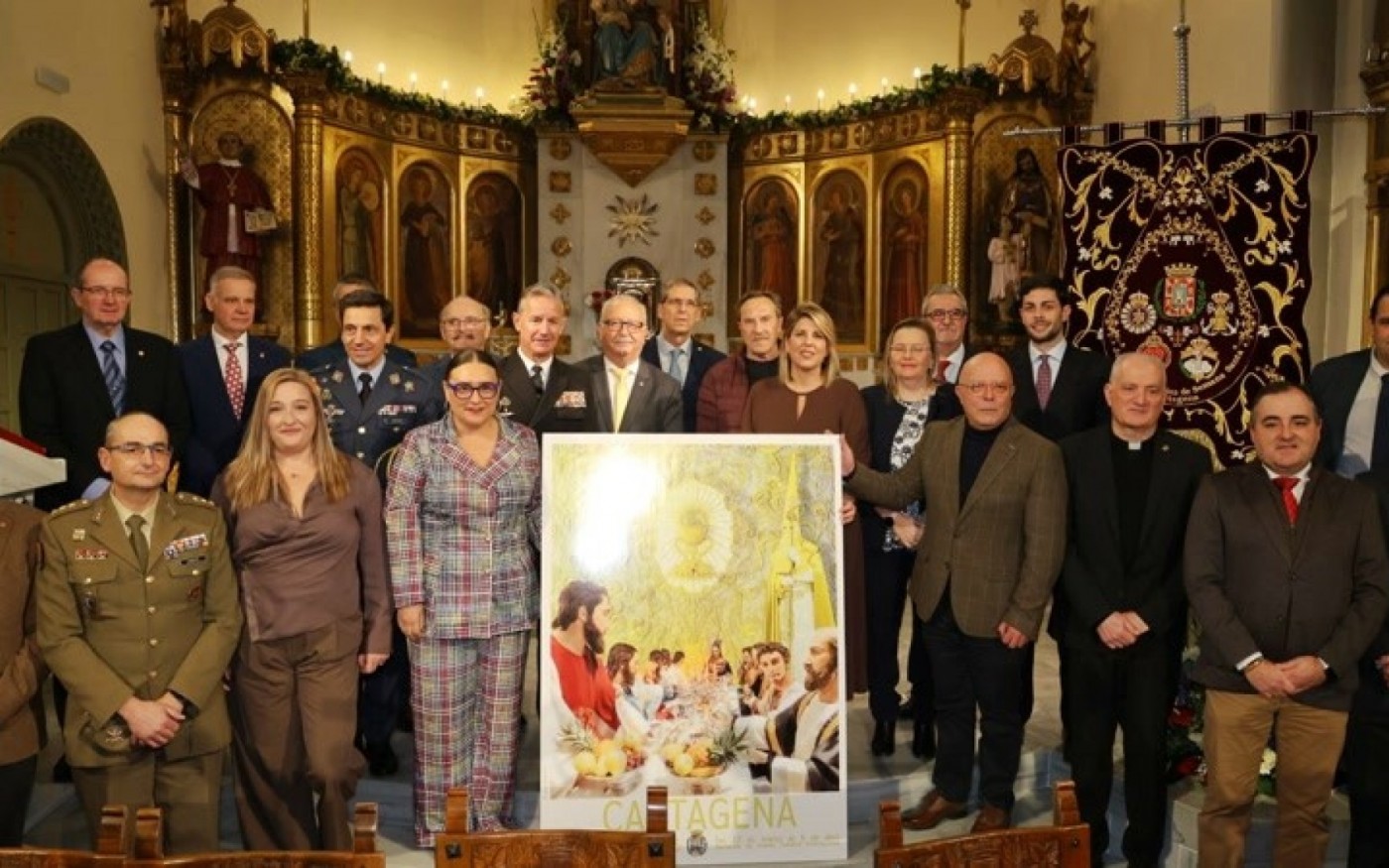 GALERÍA | El 'Cenáculo Californio', de Julián Contreras, anuncia la Semana Santa de Cartagena