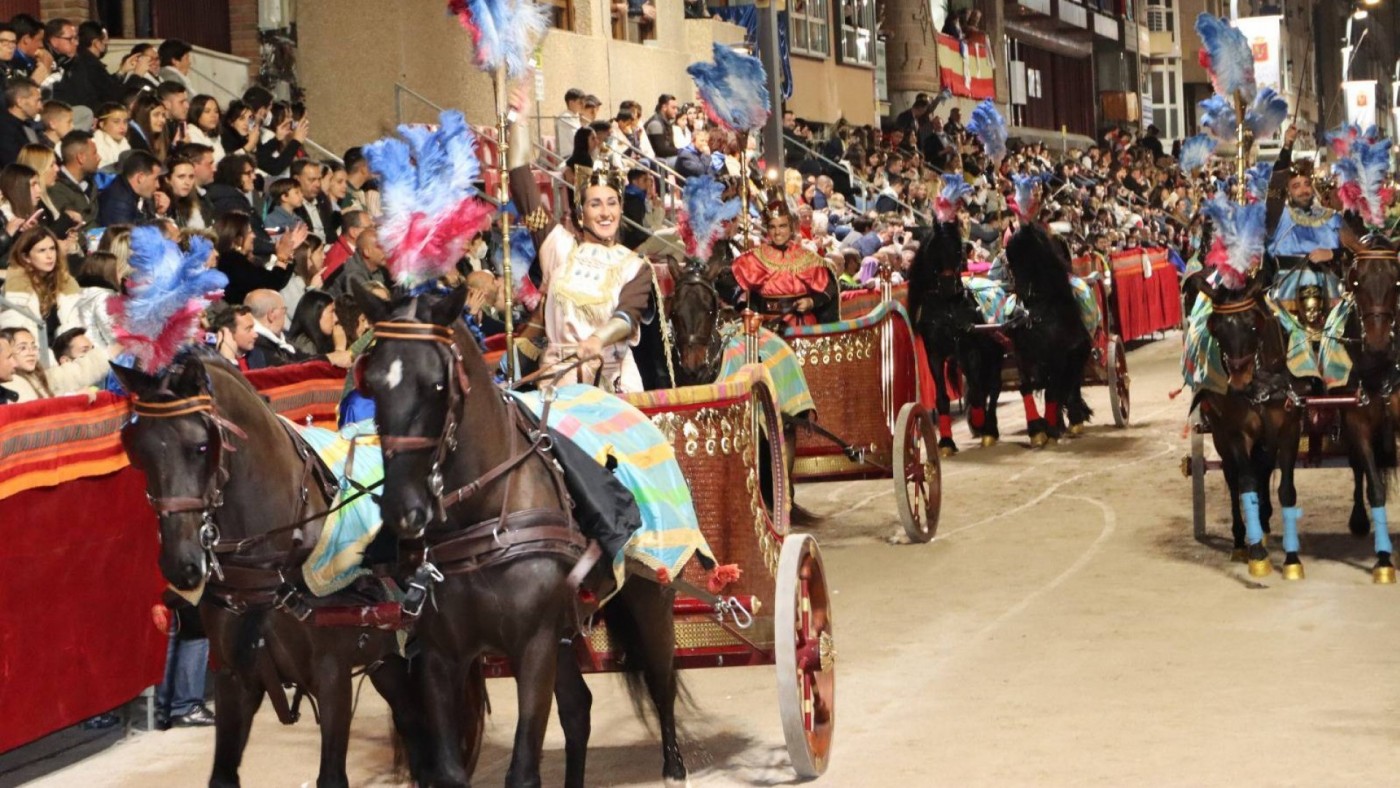 Los caballos que participen en la Semana Santa de Lorca tendrán, por primera vez, atención 'in situ'