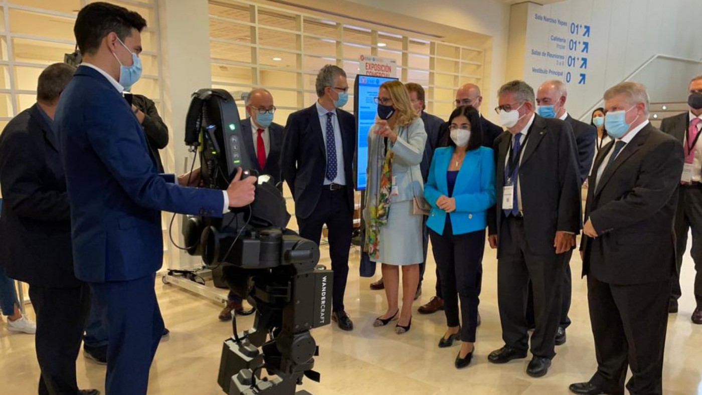 La ministra Carolina Darias en el Congreso de Rehabilitación y Medicina Física