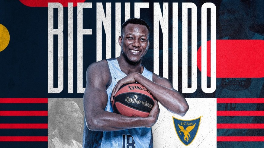 El pívot congoleño Jordan Sakho refuerza al UCAM Murcia