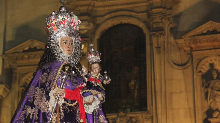 Imagen de la Virgen de la Fuensanta