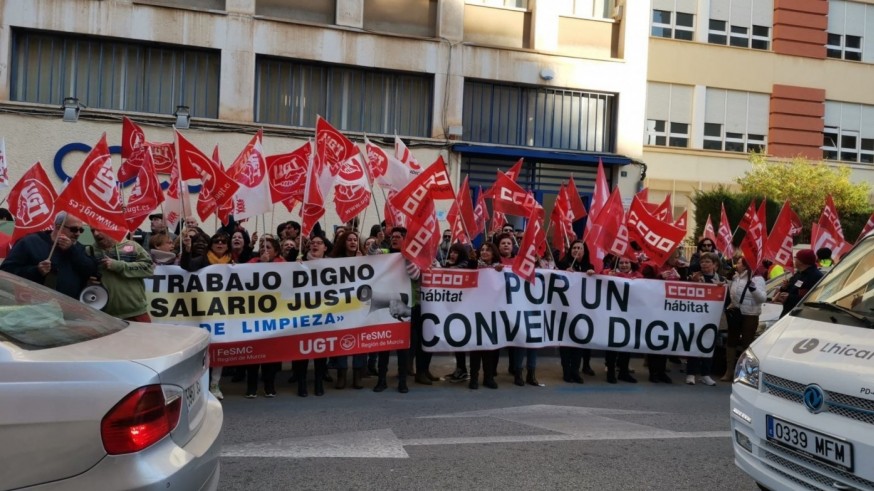 Los sindicatos anuncian una huelga indefinida en el sector de la limpieza a partir del 15 de abril