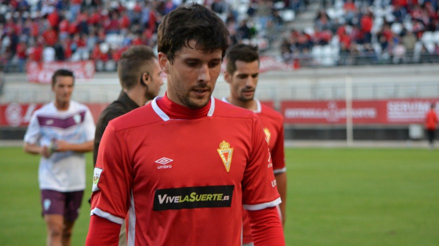Abel Molinero, en su etapa en el Real Murcia