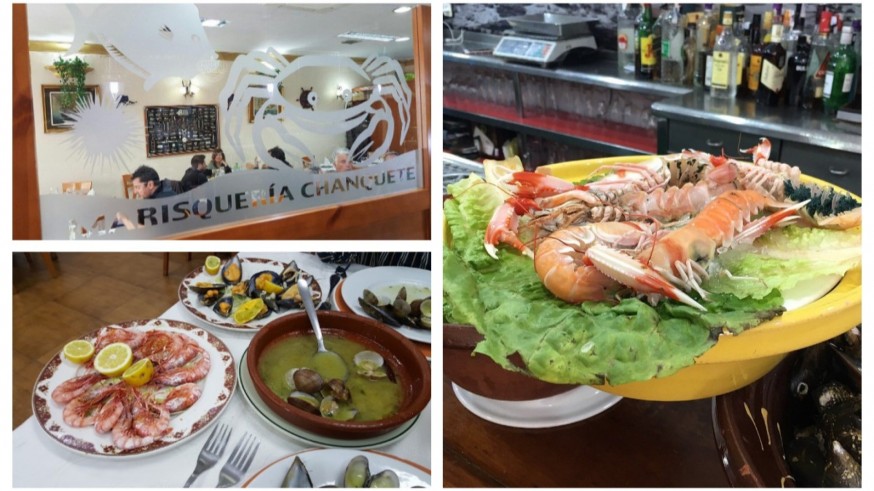Rutas gastronómicas por la Trimilenaria. Marisquería Chanquete