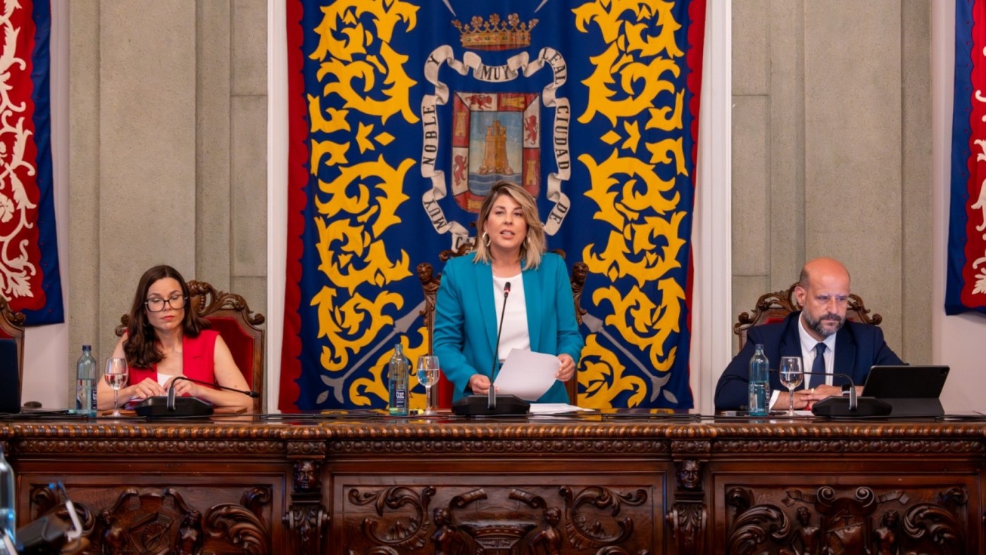 Noelia Arroyo presume de cuentas saneadas en Cartagena