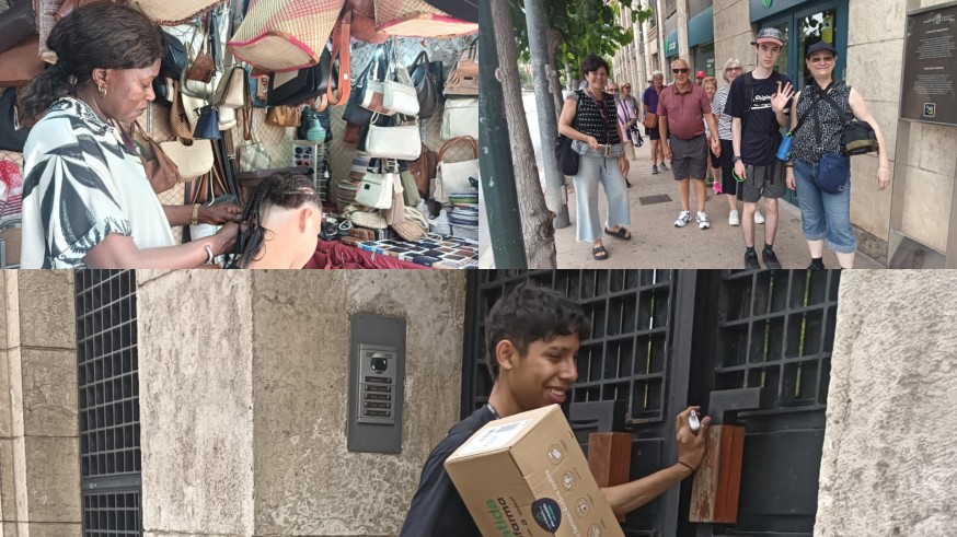 Los trabajadores que no descansan el 9 de junio
