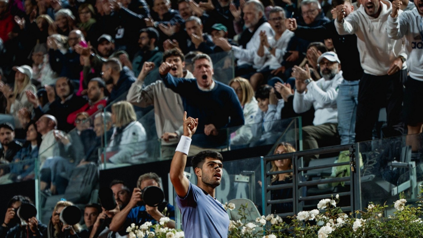 Carlos Alcaraz enciende Roma