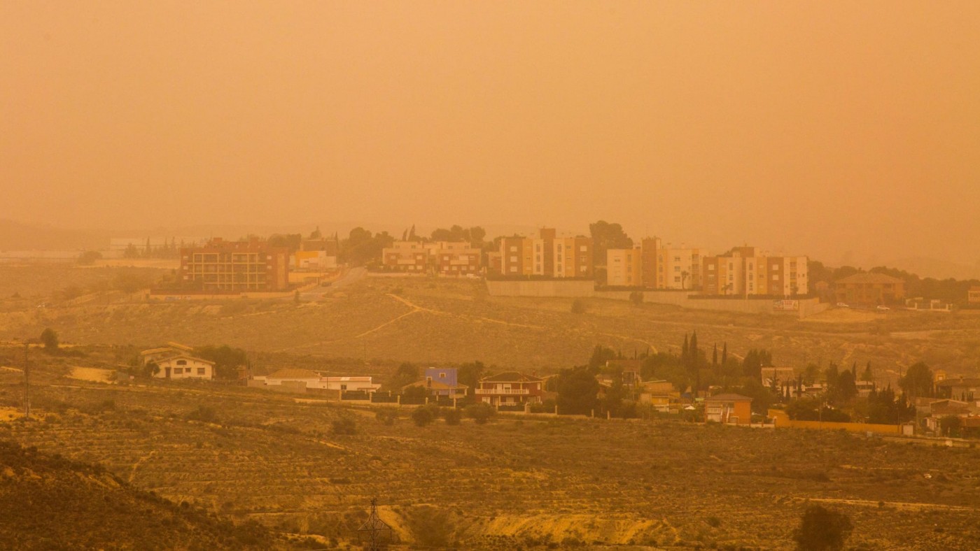 La calidad del aire en la Región de Murcia sigue "extremadamente desfavorable" por tercer día consecutivo