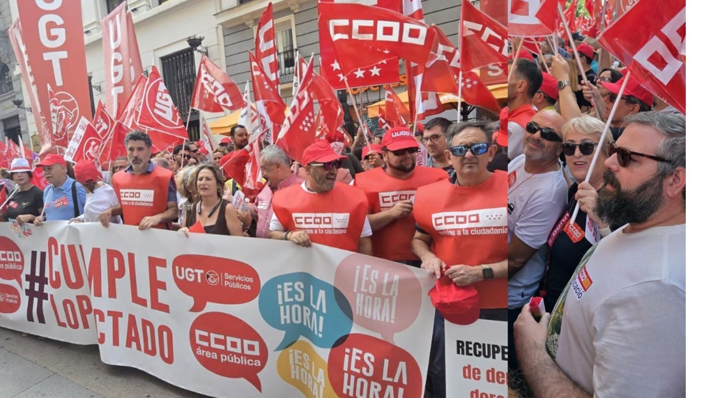 Los empleados públicos reclaman al Gobierno que cumpla los acuerdos