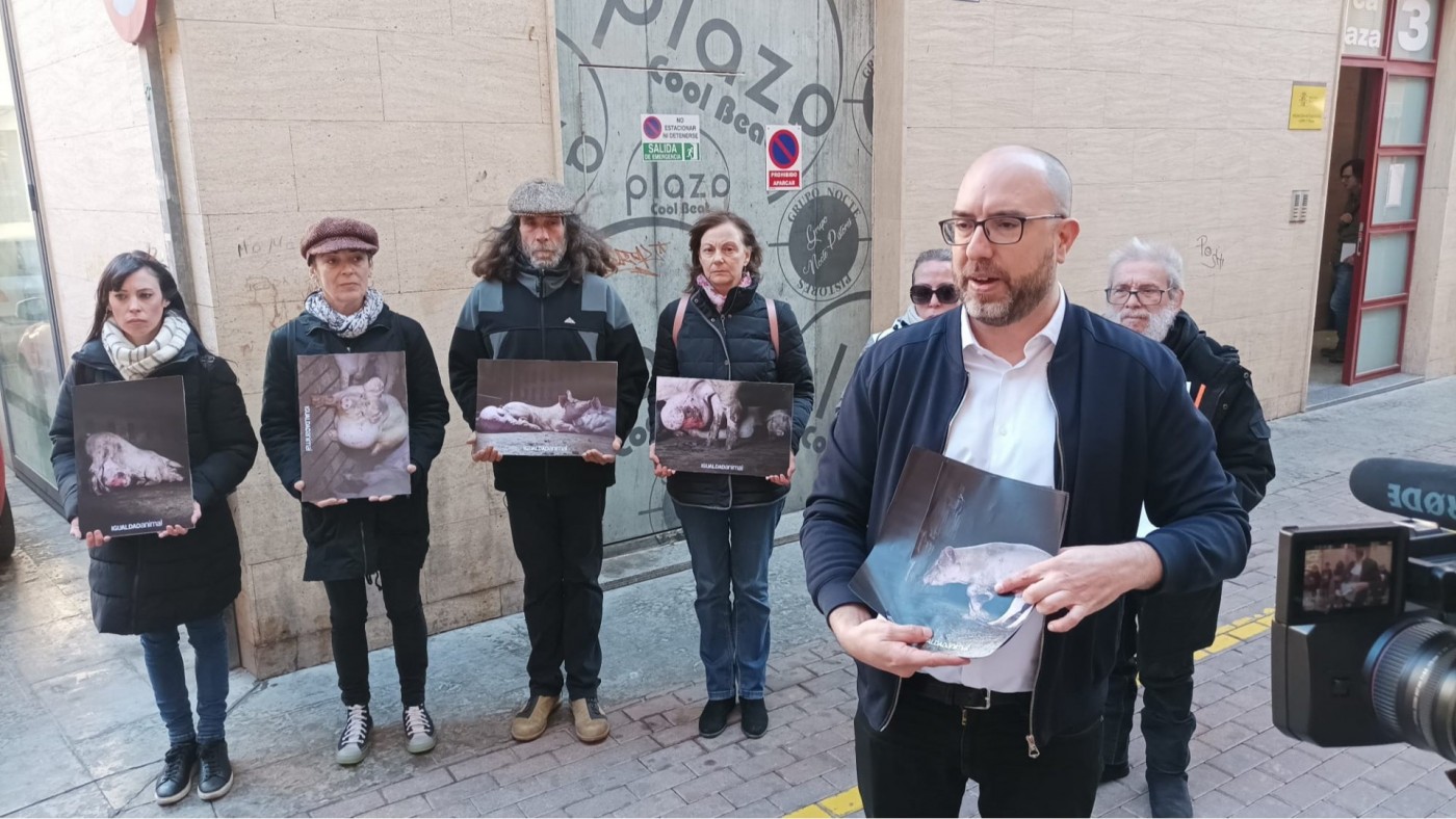 Comienza el juicio por maltrato animal contra los dueños de una granja porcina en Alhama
