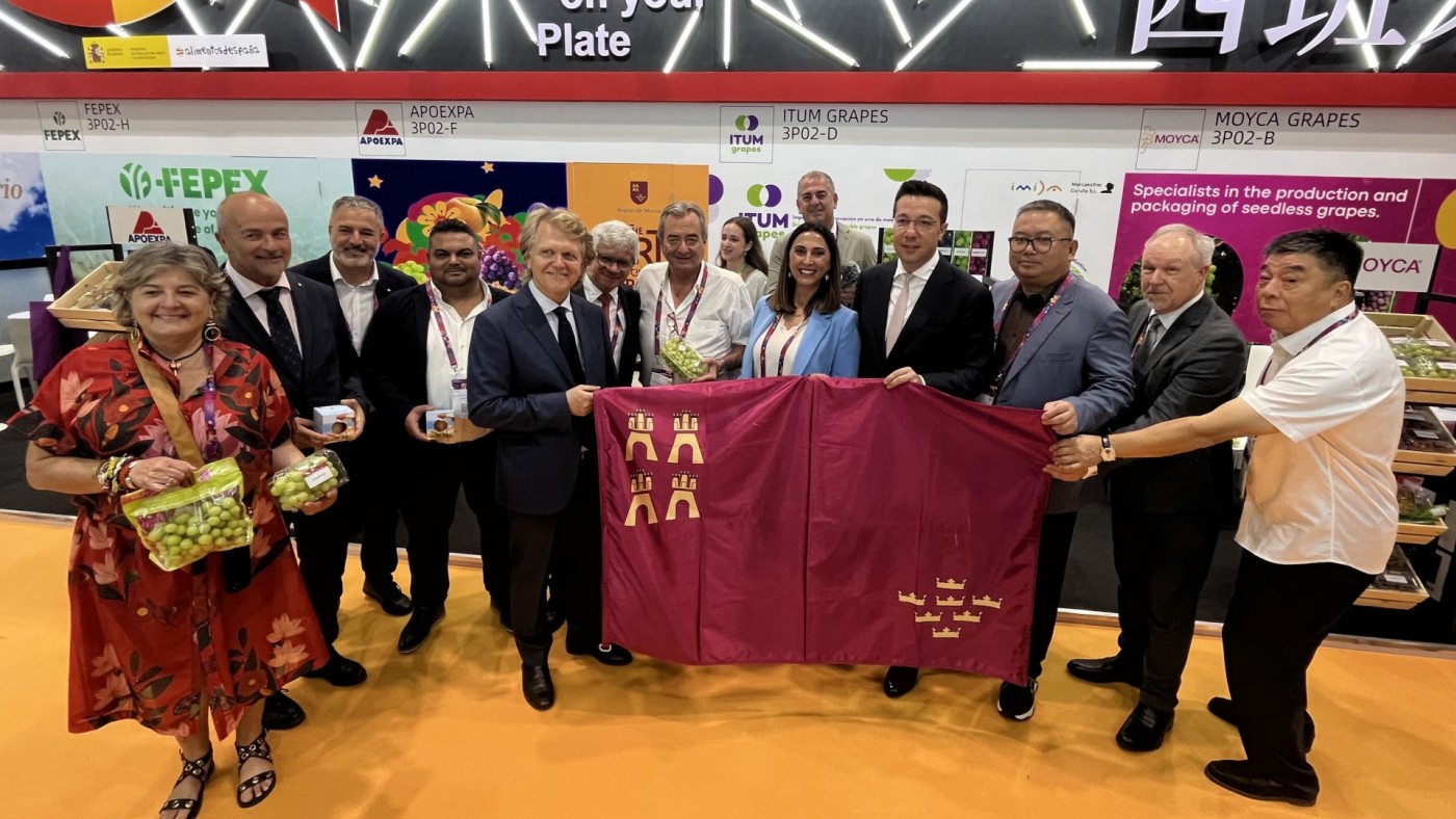 El Congreso Mundial de Uva de Mesa se celebrará el próximo año en la Región de Murcia