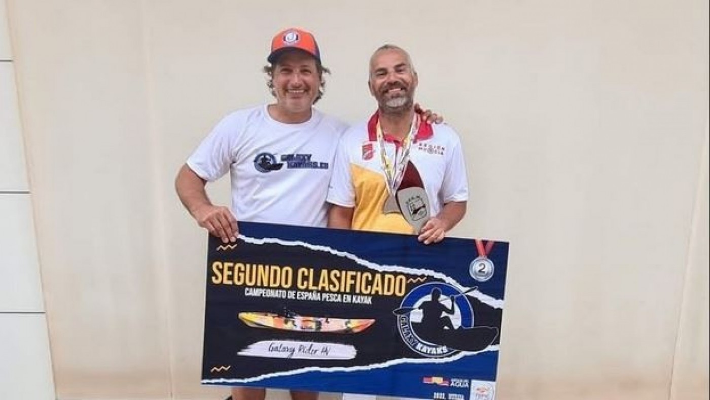 Jose Luis "ChocheOne" Muñoz, plata en el nacional de pesca en kayak de los Juegos del Agua