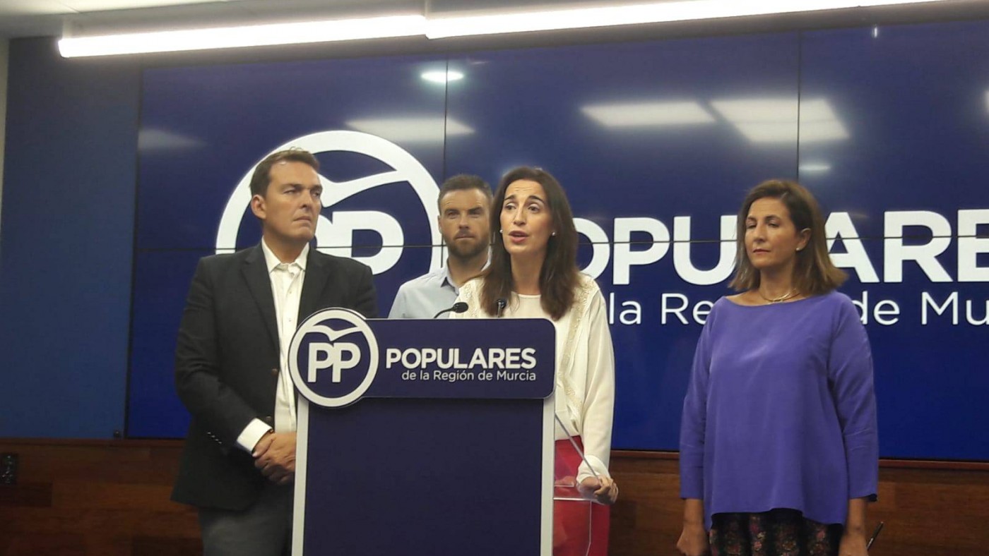 Nuria Fuentes en rueda de prensa