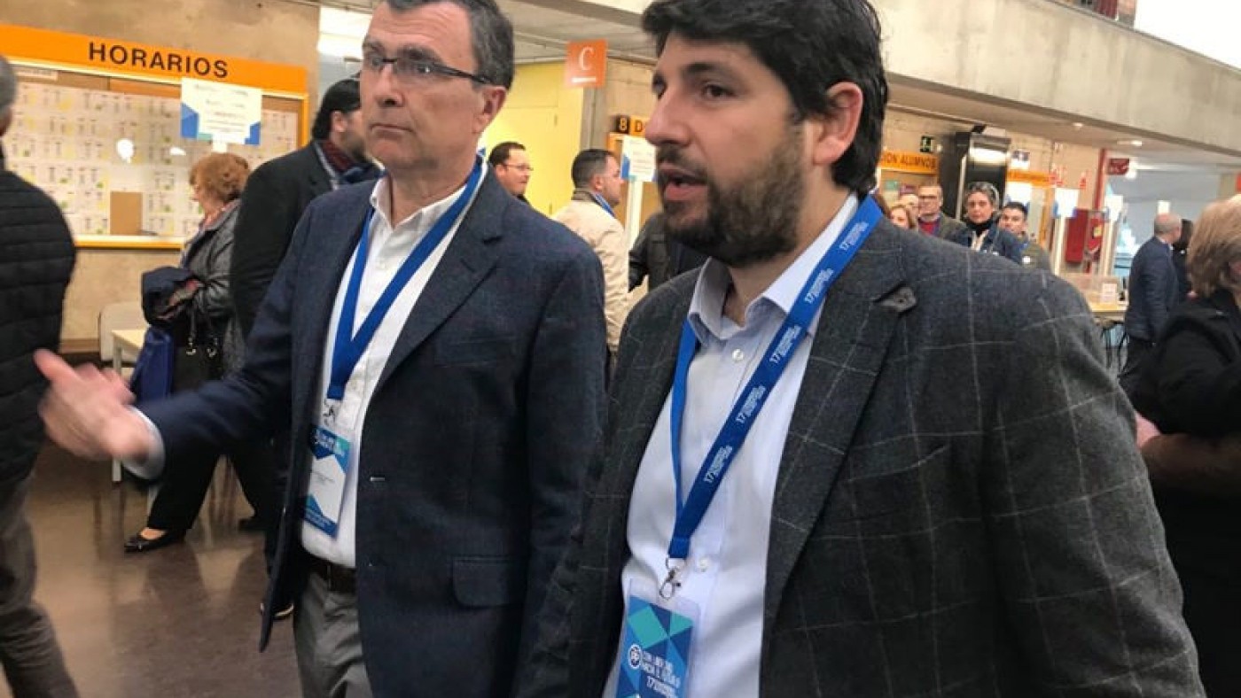 López Miras junto a Ballesta en el congreso celebrado este fin de semana