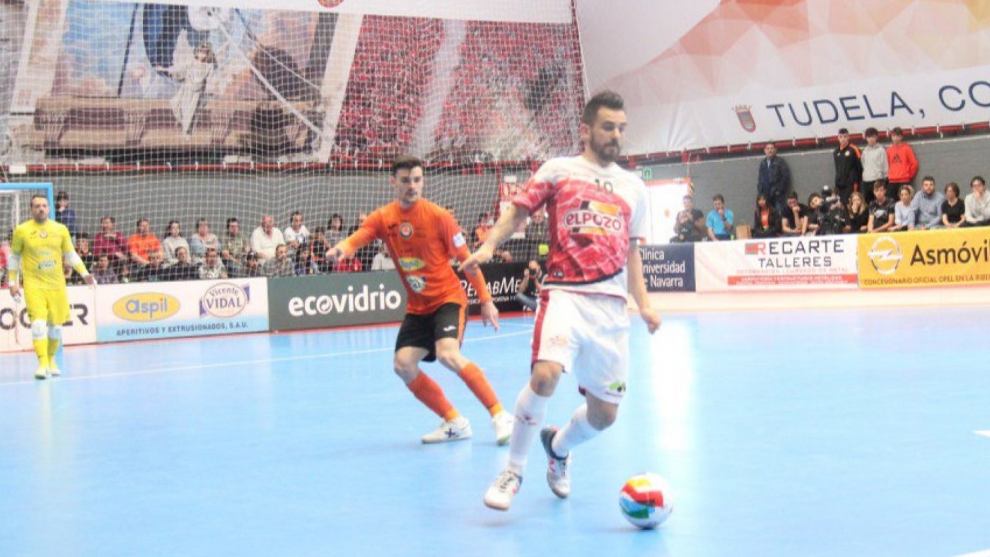 ElPozo Murcia cae 3-2 en Tudela en el primer partido de la eliminatoria de cuartos