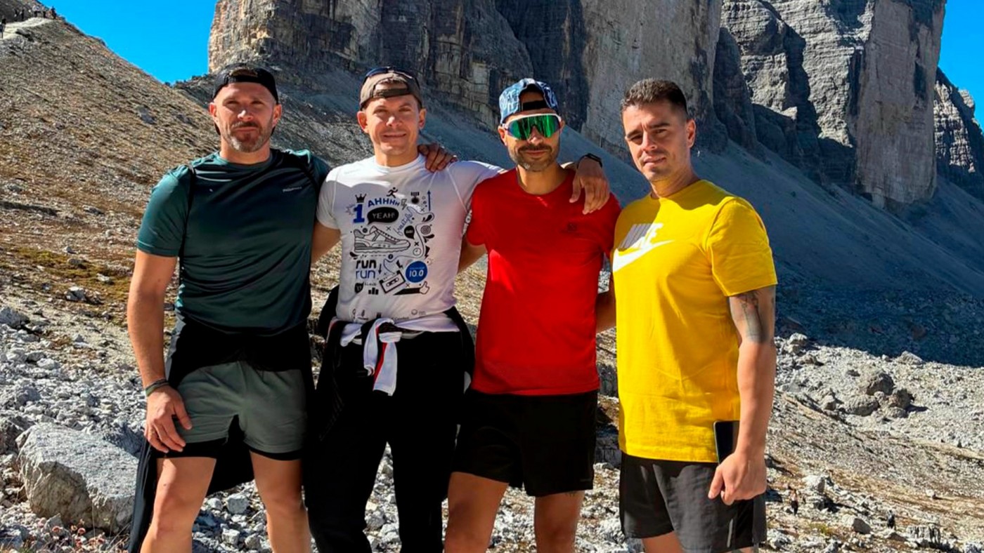Cuatro policías de Cehegín salvan la vida de un niño en los Dolomitas italianos