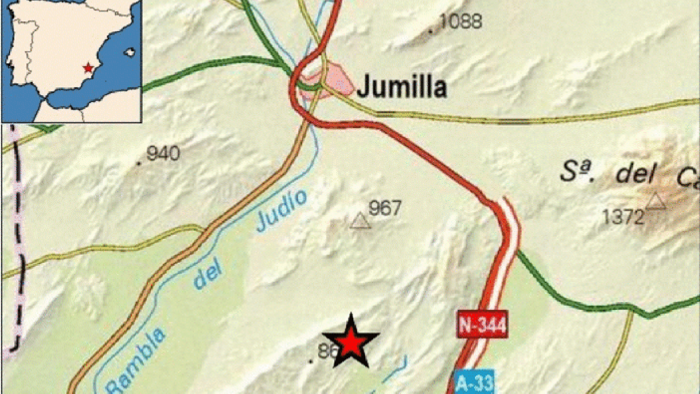 Terremoto de 3,2 en Jumilla